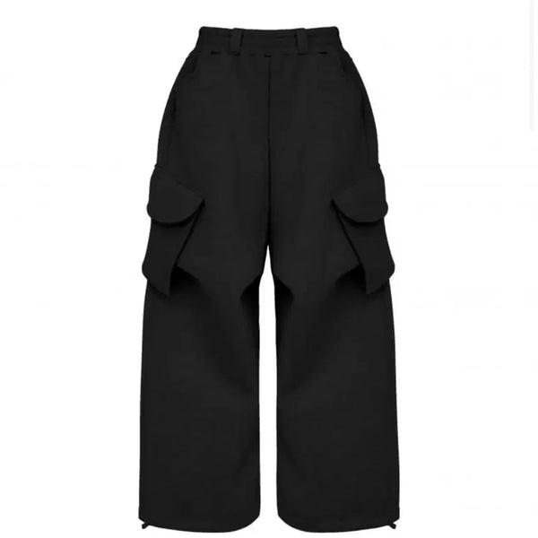 [BUNJANG] MJD X Coin Seoul Wide Cargo Sweatpants Black / MJD X 코인서울 와이드 카고 스웻팬츠 블랙