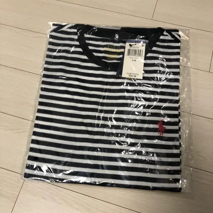 [BUNJANG] Polo Ralph Lauren Striped Short Sleeve T-Shirt Women's XS / 폴로 스트라이프 반팔티 여성용