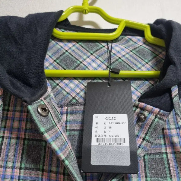 [BUNJANG] ab.f.z Check Shirt Size 28 / ab.f.z 체크 셔츠 28사이즈