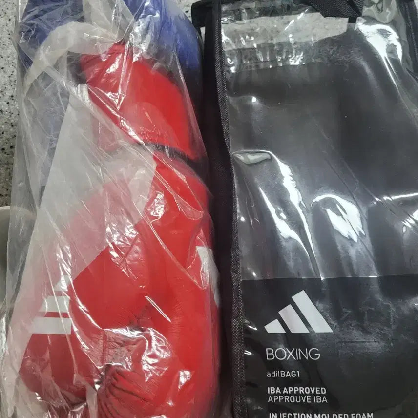[BUNJANG] Adidas Boxing Gloves 10oz Red & Blue (New) / 아디다스 복싱 글러브 10oz (새제품)