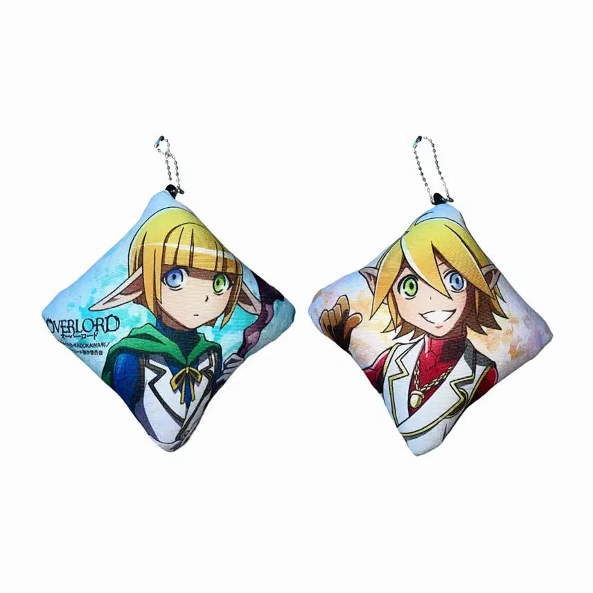 [BUNJANG] Overlord Aura Mare Double-Sided Cushion Keychain / 오버로드 아우라 마레 양면 쿠션 키링