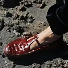[BUNJANG] HEREU Maqueda Interwoven T-Bar Loafers / HEREU 헤레우 마케다  T바 위빙로퍼 36  230 MYR