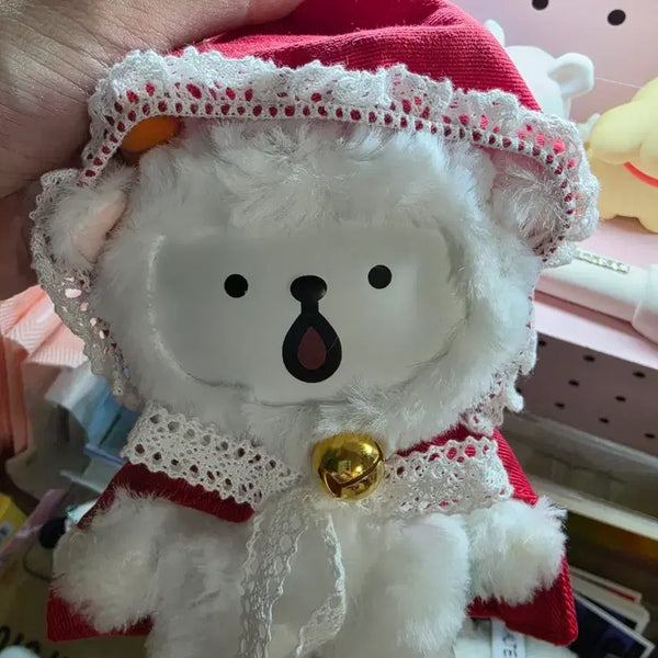 [BUNJANG] Maltese Retriever Plush Keychain / 예판 몰티즈 리트리버 인형 키링