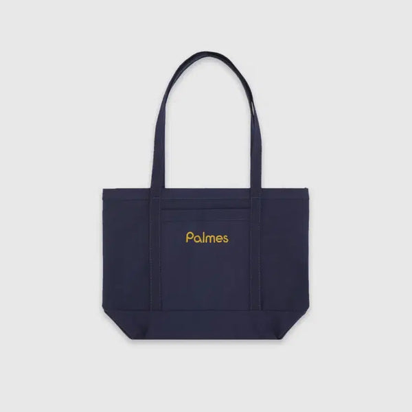 [BUNJANG] PALMES Logo Tote Bag Medium Navy / 팜즈 PALMES 로고 토트백 미디넘 네이비 에코백