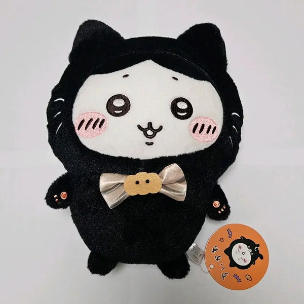 [BUNJANG] Chiikawa Hachiware Halloween Kuro Neko Plush Doll / 치이카와 먼작귀 하치와레 할로윈 쿠로네코 인형 누이 판매