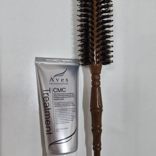 [BUNJANG] Aves CMC Treatment (50ml) & Wood Hair Roll Brush Set / 돈모롤빗+트리트먼트 새상품
