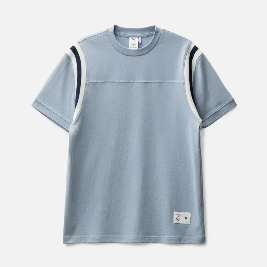 [BUNJANG] Noah x Puma JET T-shirt Blue Wash L / [L] 노아 X 푸마 반팔티셔츠 반팔티 티셔츠 블루워시