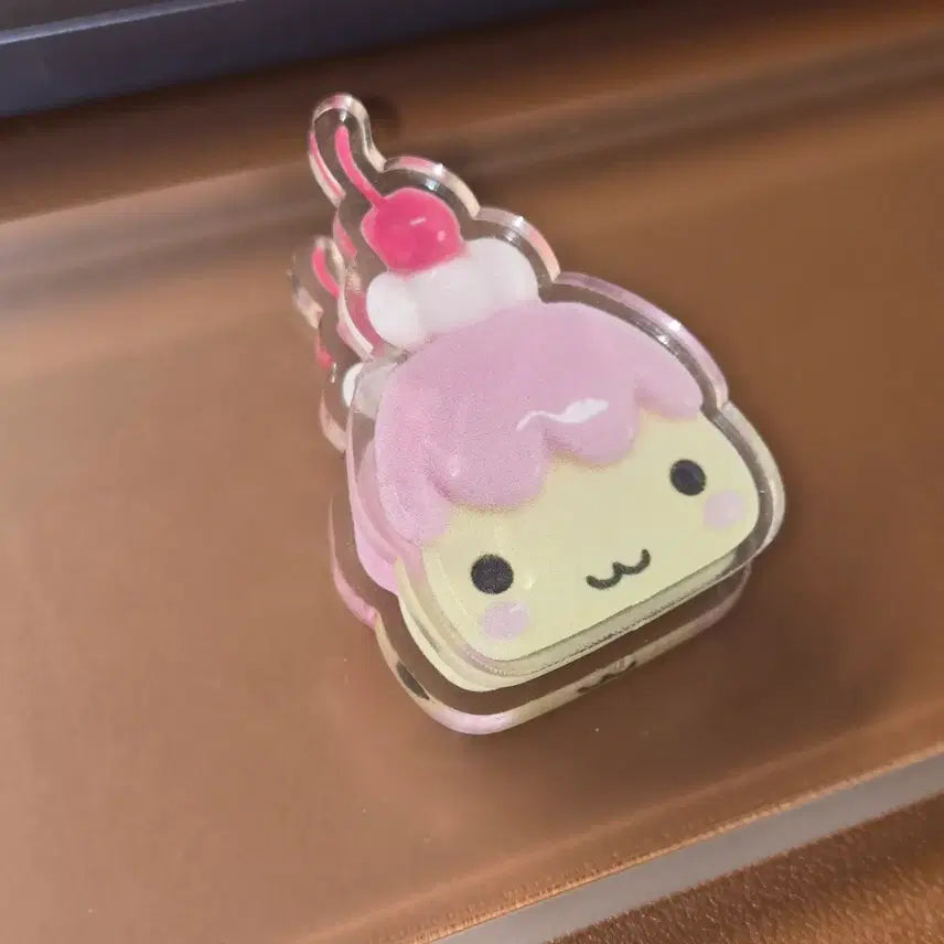 [BUNJANG] Wanso Club Pudding Deco Clip / 완소클럽 푸딩 다꾸 집게