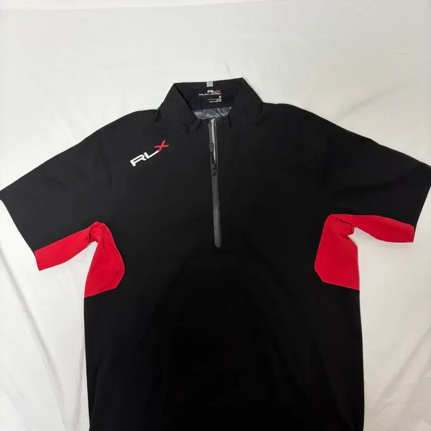[BUNJANG] RLX Ralph Lauren Black Golf Rain Shirt / RLX 랄프로렌 블랙 골프 셔츠(레인셔츠 겸용)