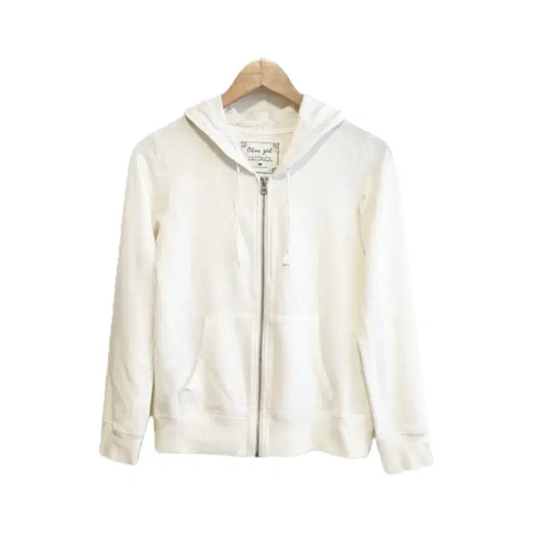 [BUNJANG] Olive des Olive White Lace Hoodie Zip-Up / [빈티지] 올리브데올리브 화이트 레이스 후드집업