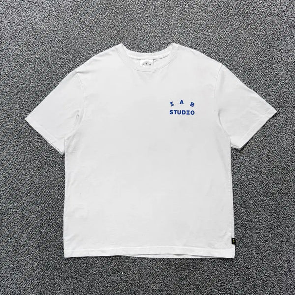 [BUNJANG] IAPP STUDIO Signature Back Big Logo Short Sleeve T-Shirt / Name : 아이앱스튜디오 시그니처 후면 빅로고 반팔 :)