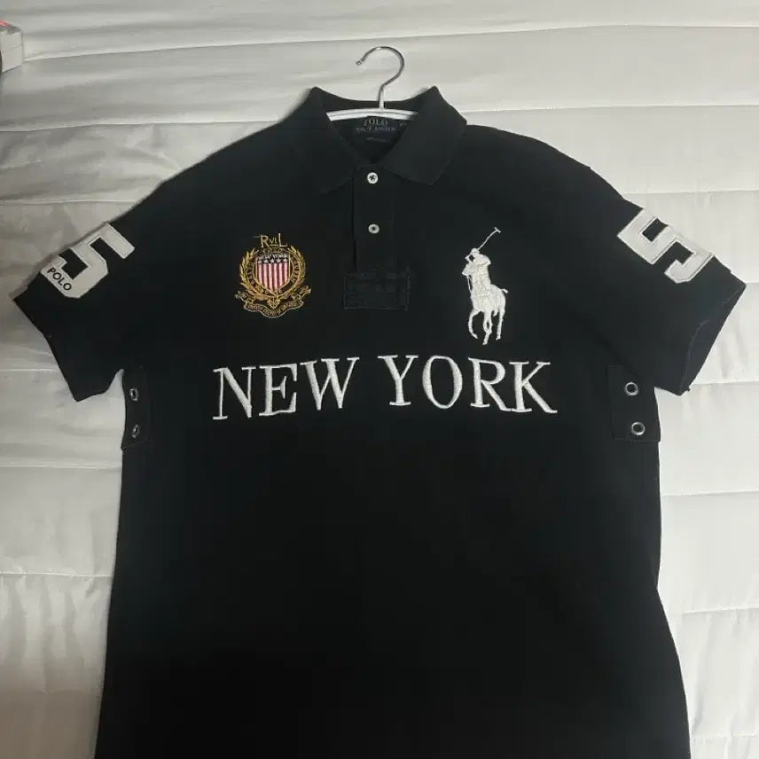 [BUNJANG] Polo Ralph Lauren Big Pony New York Polo Shirt (M) / 폴로 치프키프 빅포니 뉴욕 카라티 m