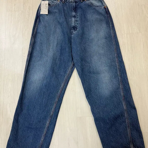 [BUNJANG] Shiota Denim Painter Pants Medium Dark Blue Size 5 / [새제품] 시오타 데님 페인터 팬츠 미디엄 다크블루 5