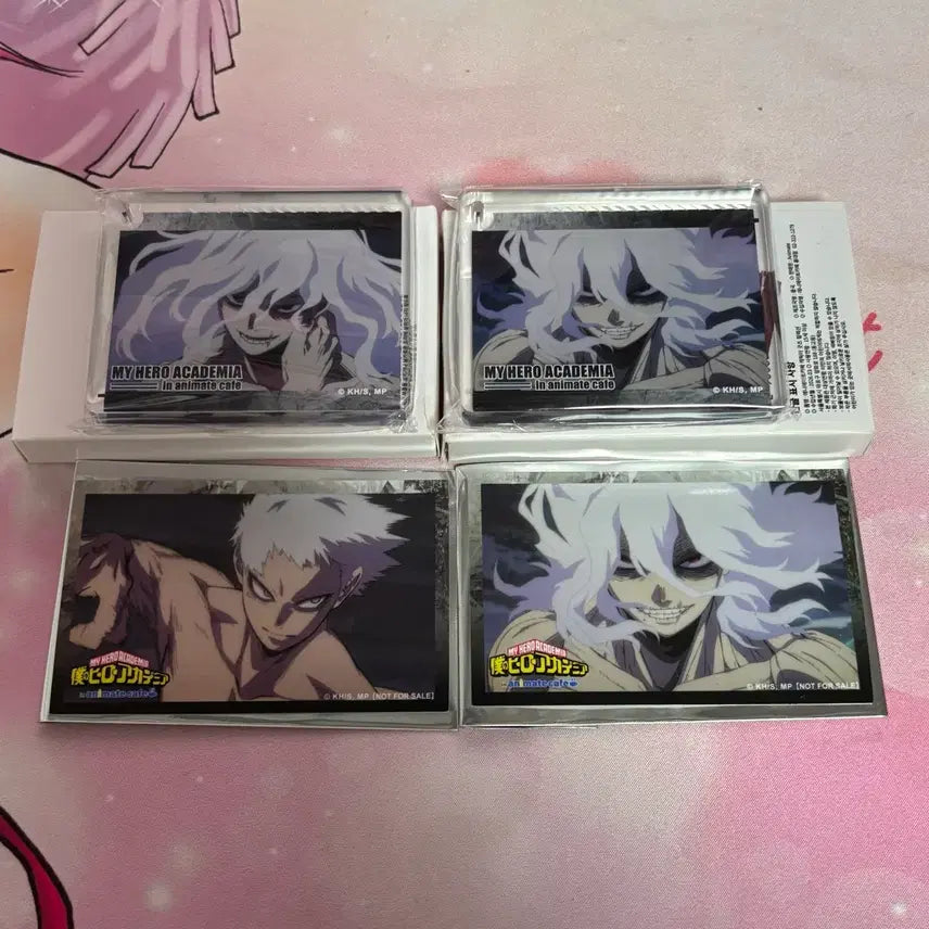 [BUNJANG] My Hero Academia Shigaraki Tomura All For One Bundle Set Animate Cafe Special Edition Acrylic Plate Keychain and Photocard / 일괄)히로아카 애니메이트 카페 시가라키 토무라 올포원 특전