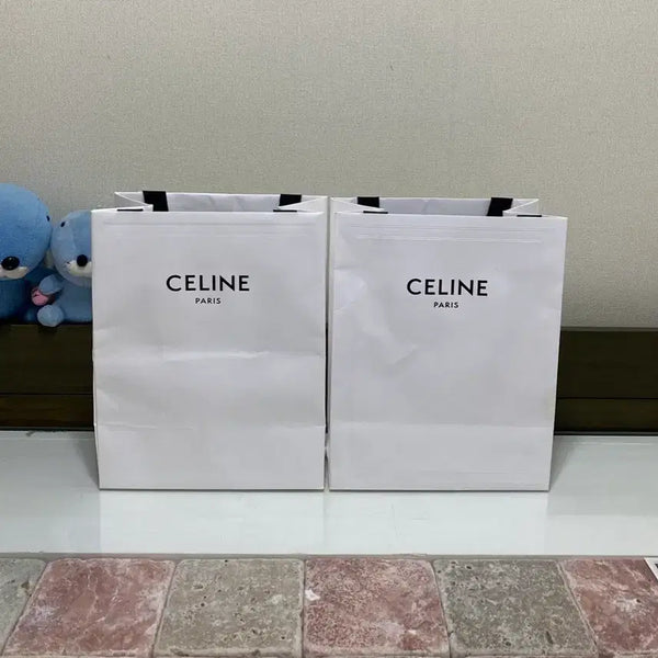 [BUNJANG] Celine Shopping Bags (20x25x12) Bundle Set of 2 / 셀린느 쇼핑백(20x25x12) 2장 일괄