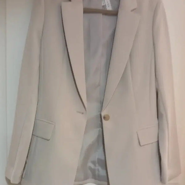 [BUNJANG] S.LRIAHH Women's Ivory Blazer Jacket Size 55 / 가격더내림.아이보리색 여성용 블레이저 자켓55