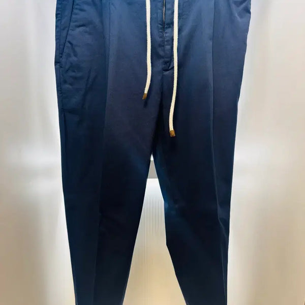 [BUNJANG] Brunello Cucinelli Men's Navy Drimidin Pants / 브루넬로쿠치넬리 남성 스트링 팬츠 48사이즈