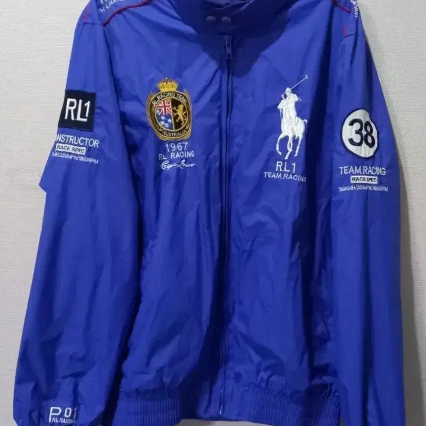 [BUNJANG] Polo Ralph Lauren Big Pony Racing Jumper Jacket / 폴로 POLO 랄프로렌 빅포니 레이싱 점퍼 자켓 100/L