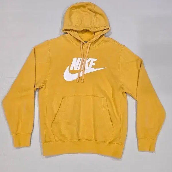 [BUNJANG] Nike Yellow Swoosh Hoodie M / 나이키 옐로우 스우시 후드티 M사이즈