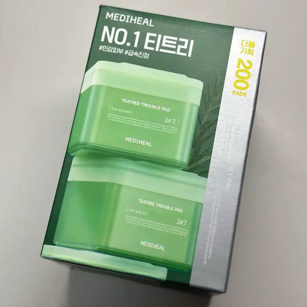[BUNJANG] Mediheal Tea Tree Trouble Toner Pad Double Set (Sealed) / 미개봉)메디힐 티트리 트러블 토너 패드 더블기획