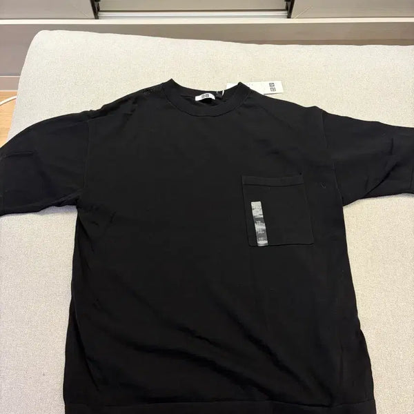 [BUNJANG] Uniqlo Crewneck Sweater Short Sleeve XL / 유니클로 크루넥 스웨터 반팔 XL