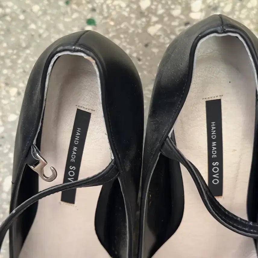 [BUNJANG] SOVO Handmade Black Shoes / SOVO 소보 핸드메이드 블랙 구두