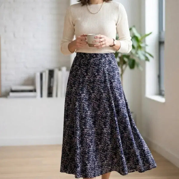 [BUNJANG] Club Monaco Floral Long Skirt / (새옷) 클럽모나코 플라워 롱 스커트