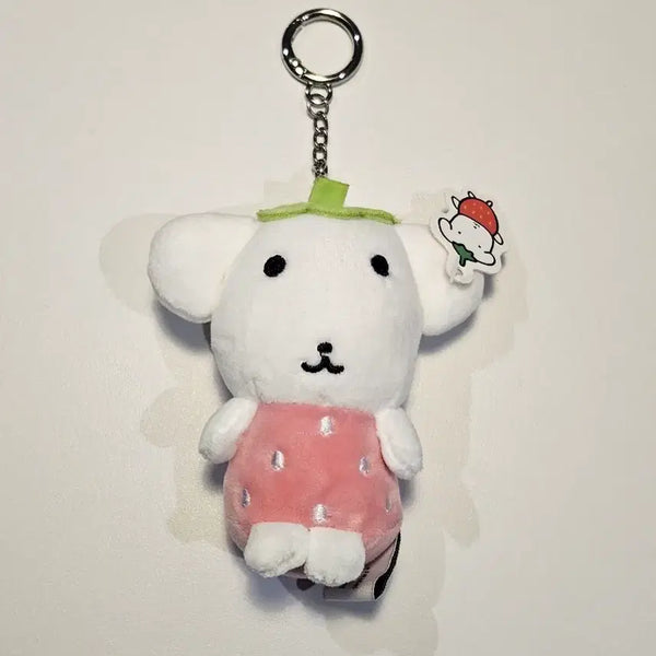 [BUNJANG] Kanadiana Strawberry New Doll Bag Charm Keychain / 미사용 새상품) 가나디 나 딸기 신상 인형 가방걸이 키링