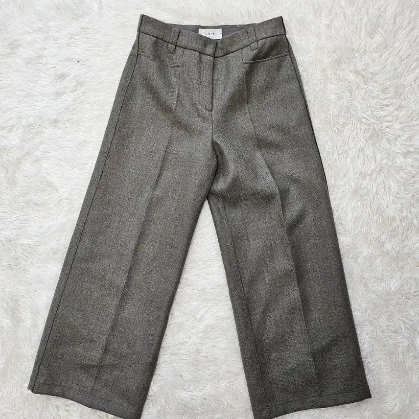 [BUNJANG] LATT Hansem Women's Wide Wool Pants / latt 래트 한섬 여성 와이드 울 팬츠 67