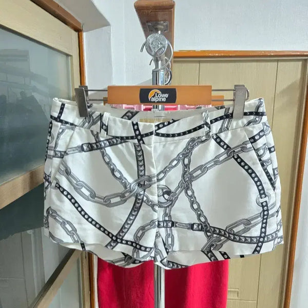 [BUNJANG] Michael Kors Women's Chain Pattern Shorts Size 2 / 여성29-30  마이클코어스 체인 패턴 반바지 2사이즈