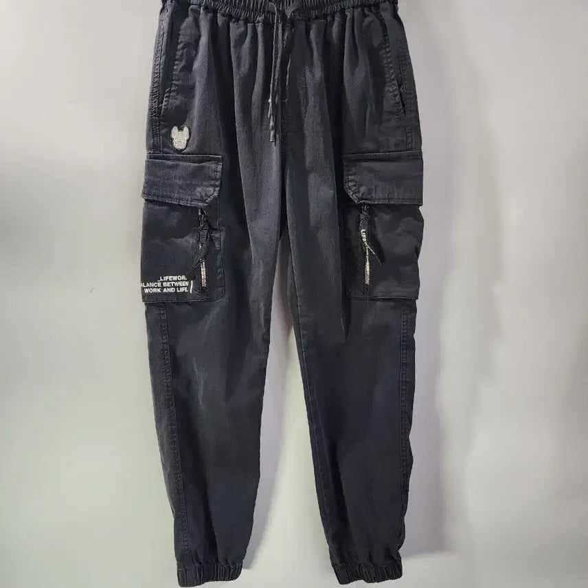 [BUNJANG] Life Work Cargo Jogger Pants Black S / [S] 라이프워크 카고 조거팬츠 블랙 2.0