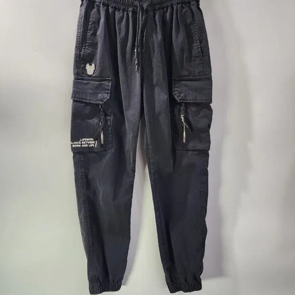 [BUNJANG] Life Work Cargo Jogger Pants Black S / [S] 라이프워크 카고 조거팬츠 블랙 2.0