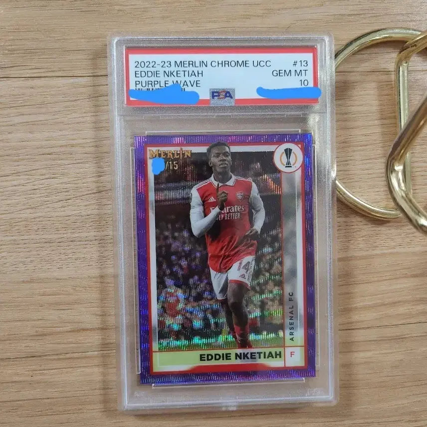 [BUNJANG] 22-23 Topps Merlin Eddie Nketiah Limited Edition Arsenal PSA 10 Graded Soccer Card / 22-23탑스 멀린 15한정 아스날 에디 은케티아 psa10 등급축구카드