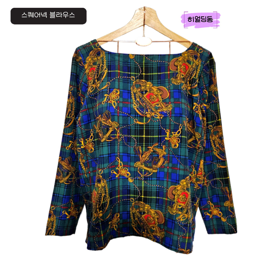 [BUNJANG] Square Neck Blouse / 딩동 :) 스퀘어넥 블라우스