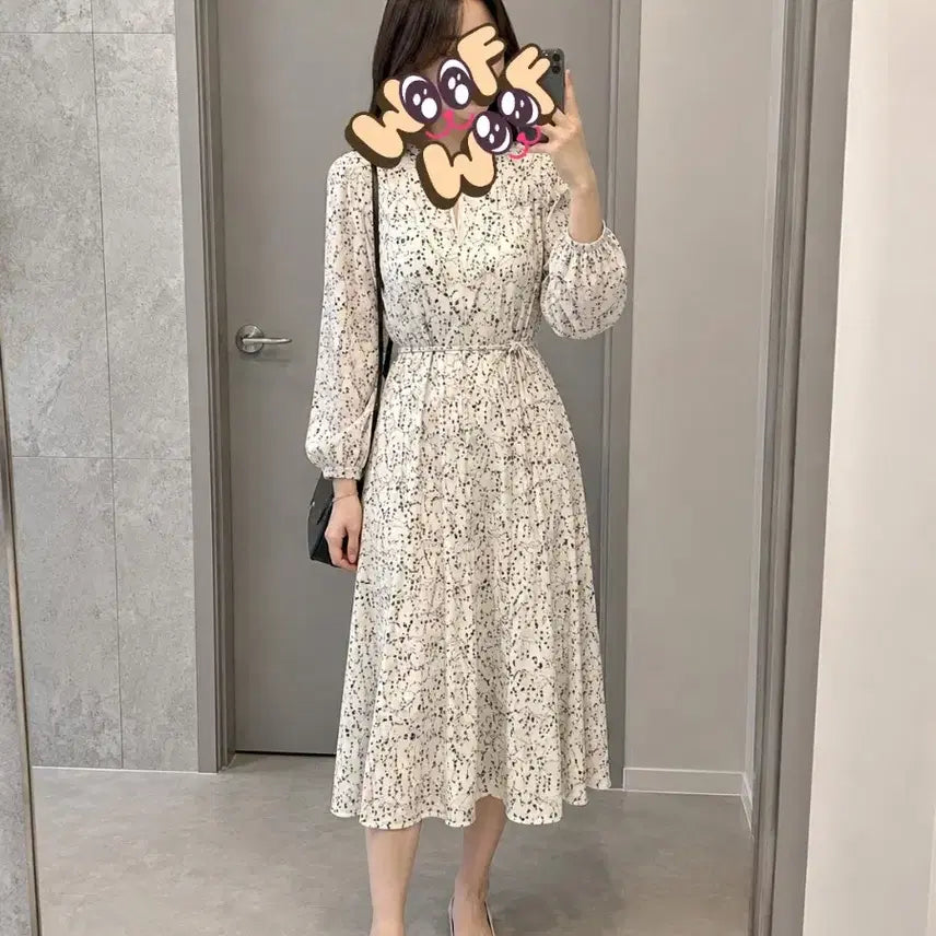 [BUNJANG] Floral Long Dress / 거의새것) 플라워 롱 원피스 프리