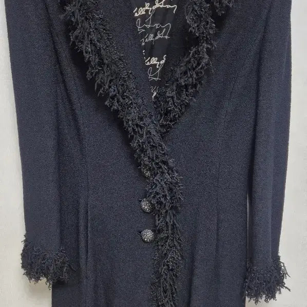 [BUNJANG] St. John Couture Long Jacket Black / 센죤 꾸뛰르 st.john 자켓 센존