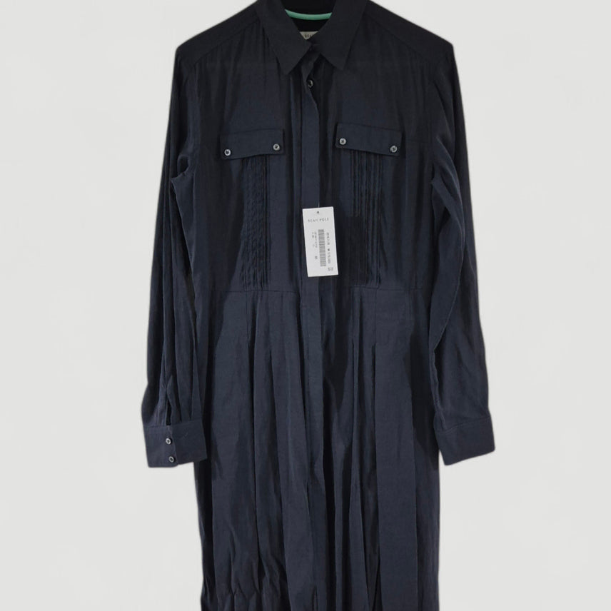 [BUNJANG] Beanpole Long Shirt Dress / 새상품[95]빈폴 롱 원피스 셔츠형 여성