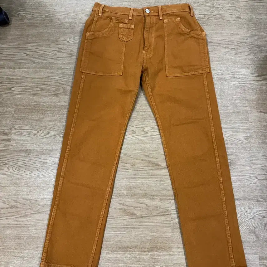 [BUNJANG] Levi's 505 Work Pants Camel Tan / [Levis] 리바이스 505 탄 컬러 워크팬츠 (33-32)