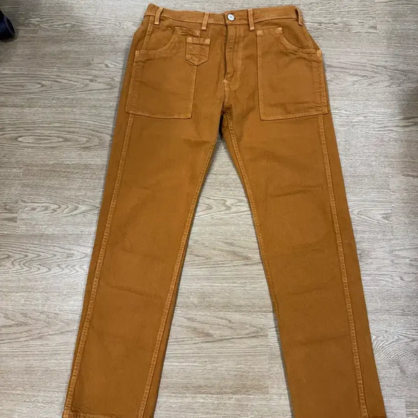 [BUNJANG] Levi's 505 Work Pants Camel Tan / [Levis] 리바이스 505 탄 컬러 워크팬츠 (33-32)