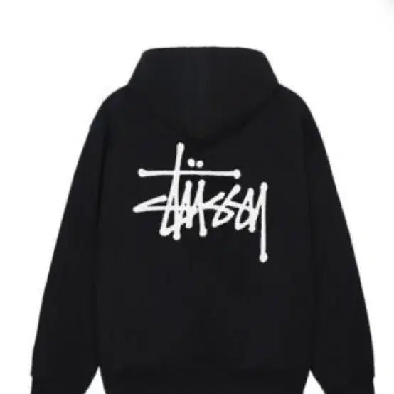 [BUNJANG] Stussy Basic Logo Hoodie Black / 스투시 후드티 s 블랙