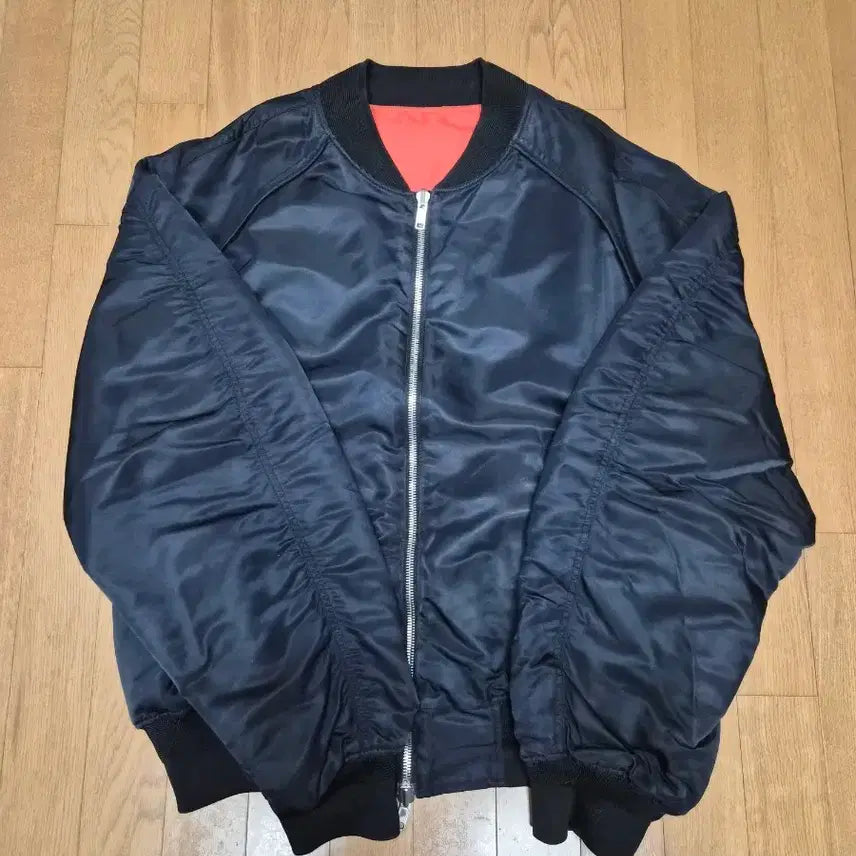 [BUNJANG] Juun.J MA-1 Reversible Bomber Jacket / (정품) 준지 ma-1 마원 항공점퍼 46 (명품 남성 자켓)
