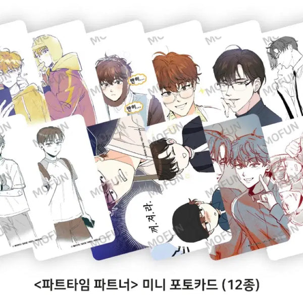 [BUNJANG] Part Time Partner 12-Piece Set / 파트타임 파트너 12장 세트