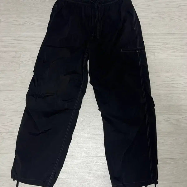 [BUNJANG] Roughside Easy Para Pants Black Size 3 / 러프사이드 이지 파라 팬츠 블랙 3사이즈