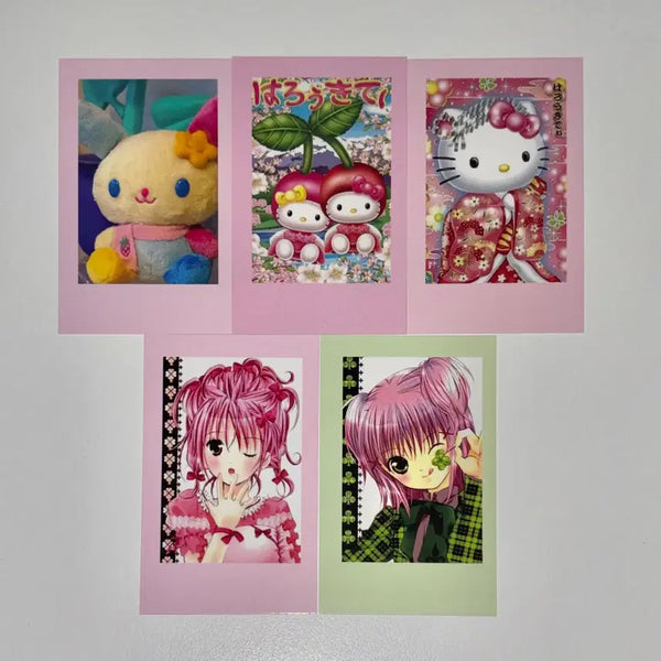 [BUNJANG] Character x Hello Kitty Sanrio Mini Postcard Bundle Set / 캐릭캐릭체인지 헬로키티 산리오 미니엽서 일괄판매