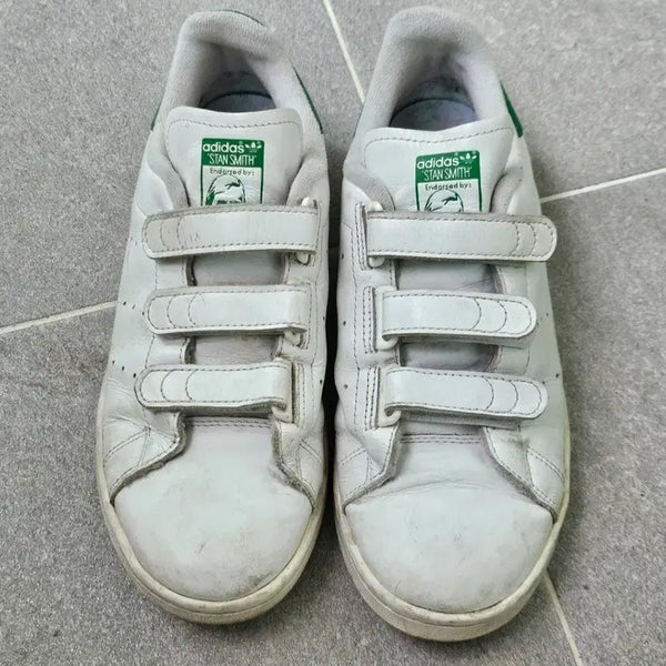[BUNJANG] Adidas Stan Smith Velcro Sneakers / 아디다스 스탠스미스 벨크로 운동화