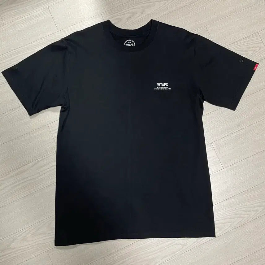[BUNJANG] Wtaps Short Sleeve T-shirt Black Size 3 / 더블탭스 wtaps 반팔 티셔츠 3