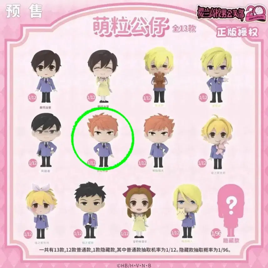 [BUNJANG] Ouran High School Host Club Hikaru Hitachiin Kaoru Rice Grain Figure / 오란고교 사교클럽 호스트부 히타치인 히카루 카오루 쌀알 피규어