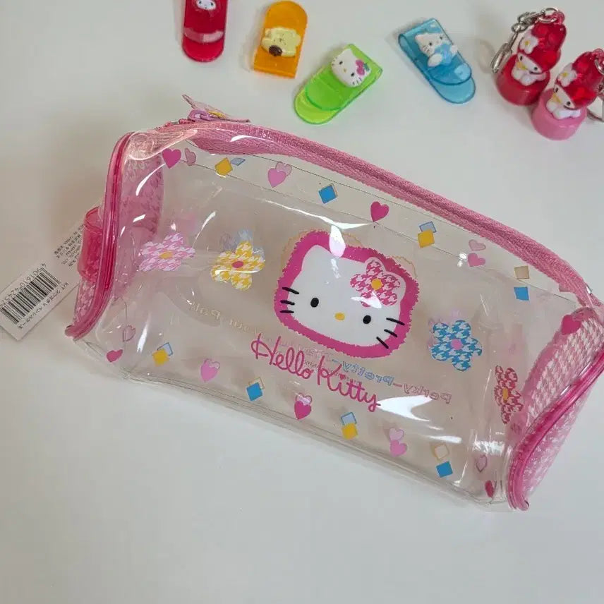 [BUNJANG] Sanrio Classic Kitty "Kaohana" Flower Kitty PVC Pencil Case / 고전키티 카오하나 꽃키티 pvc 필통