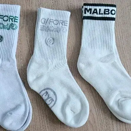 [BUNJANG] G/FORE and Malbon Socks Set (3 Pairs) / 여성 지포어양말2개 말본1개요