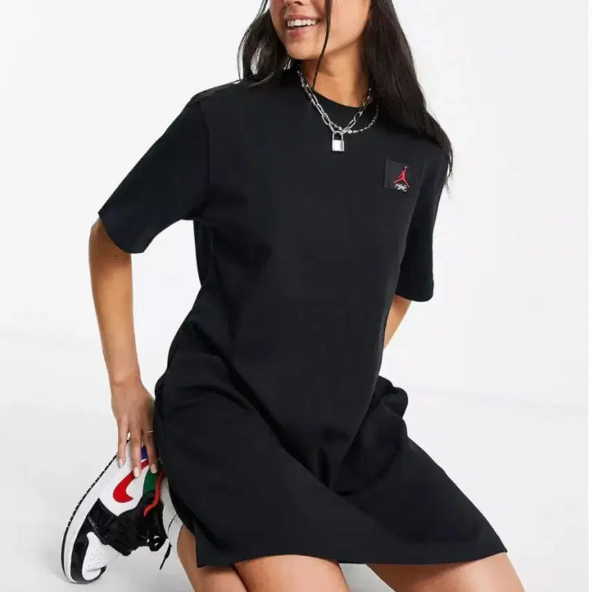 [BUNJANG] Nike Jordan Statement Essential Short Sleeve Dress (M) / 나이키 조던 스테이트먼트 에센셜 반팔원피스(M)